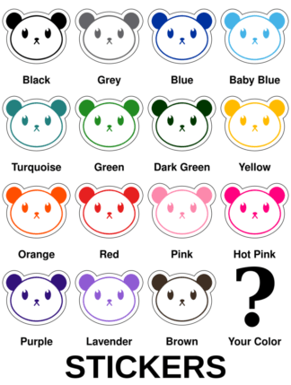 Cute Little Panda Stickers
